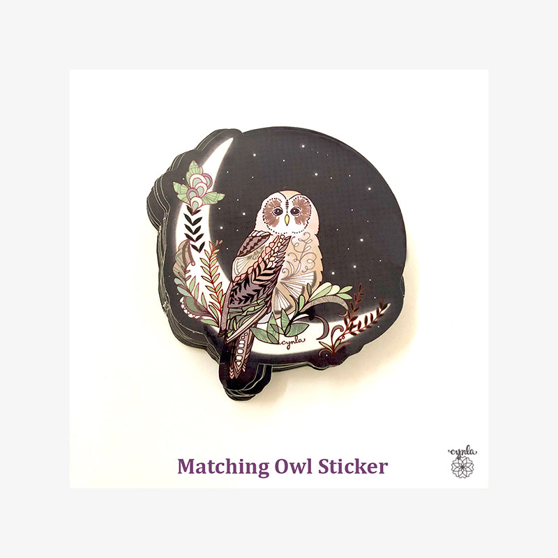 Lantern Owl Birthday Card