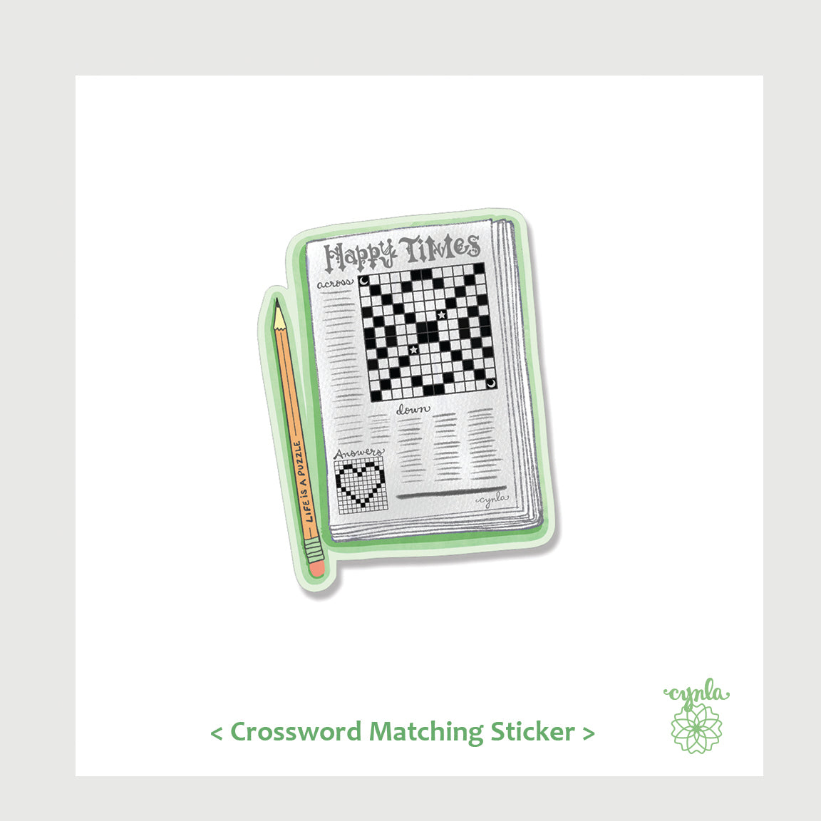 Crossword Birthday Card