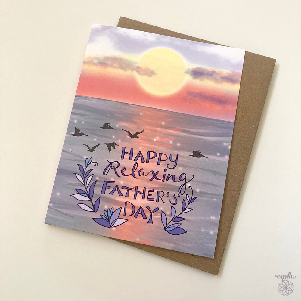 Dad Sunset Card - Father's Day