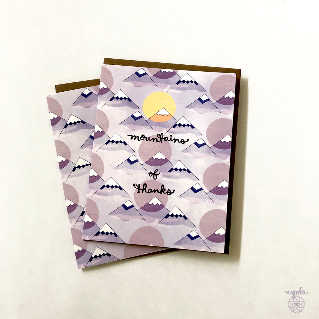 Mountain of Thanks Card