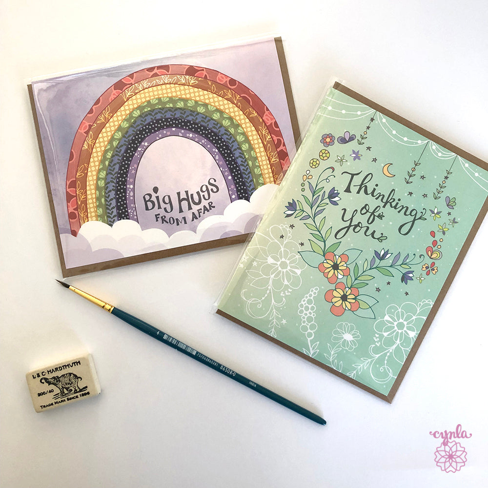 Thinking of You Flower Card