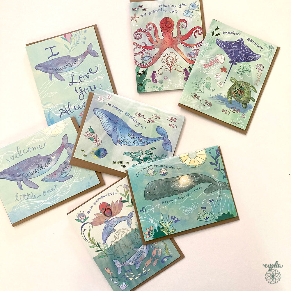 Stingray Birthday Card