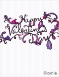 FL04 Happy Valentine's Day Flourish Card
