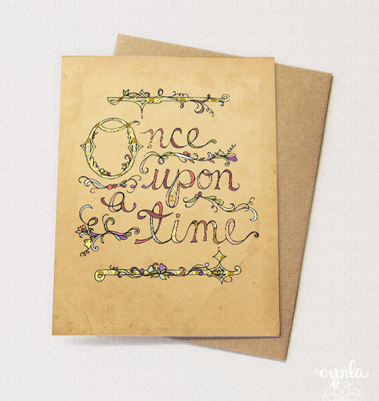 Once Upon a Time Card