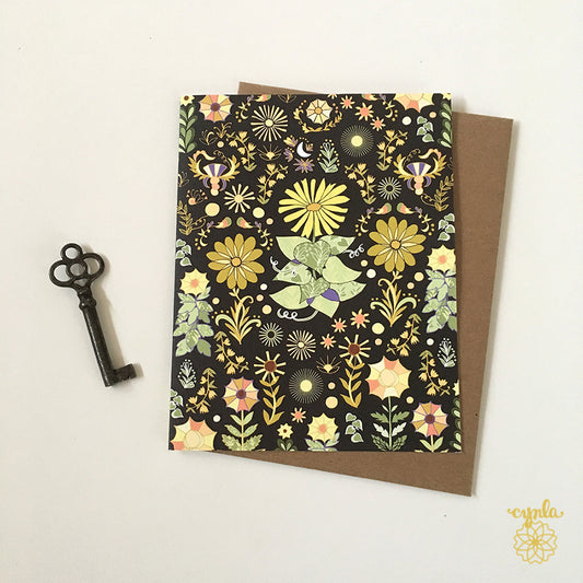 Sunflowers Pattern Card
