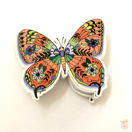 Butterfly Sticker