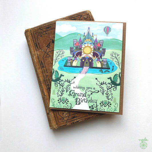 Castle Birthday Card