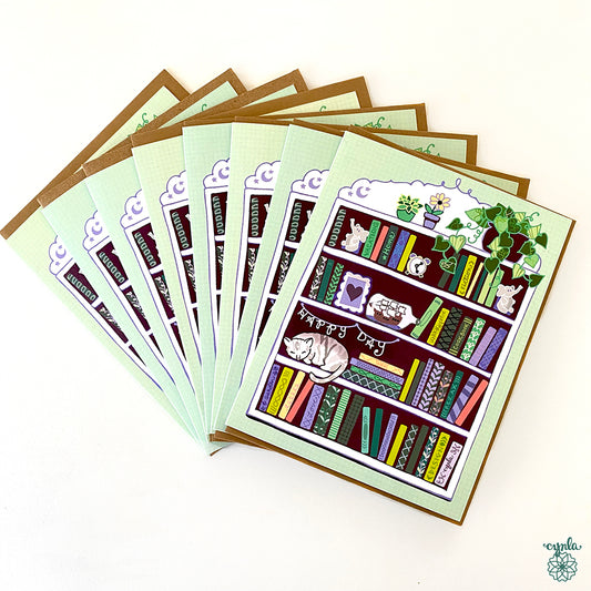 Bookcase Greeting Boxed Card Set