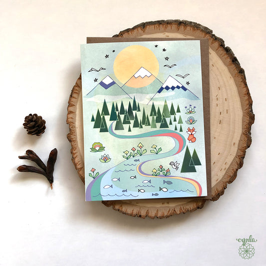 Mountain Life Greeting Card