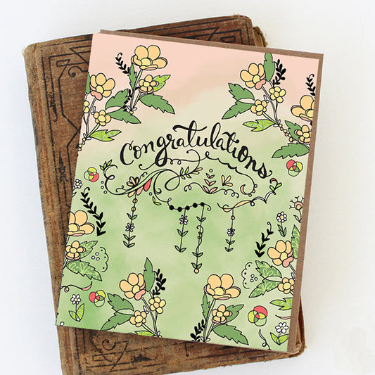 Congratulations Buttercup Greeting Card