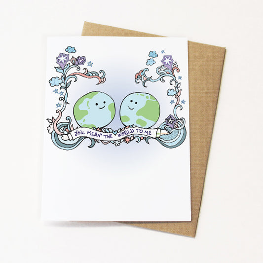 You Mean the World To Me Card