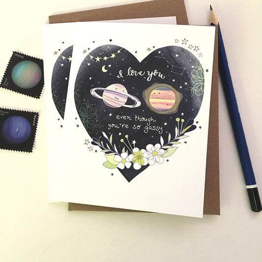 Gassy Planet Card