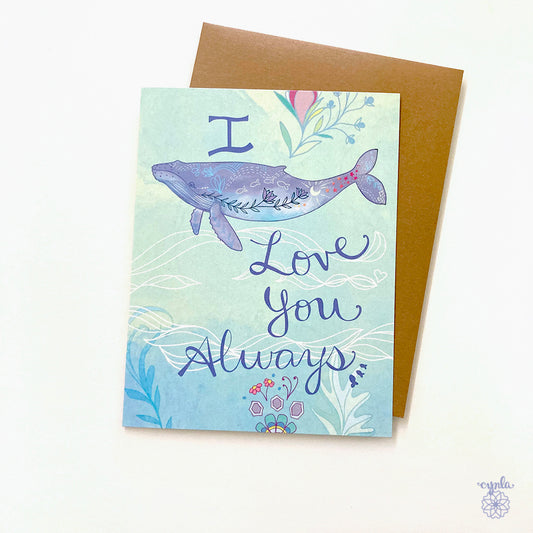 Whale Love Card