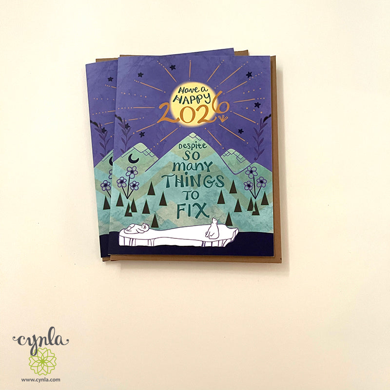 2026 New Year Fix Cards - funny happy new year cards fix 2026