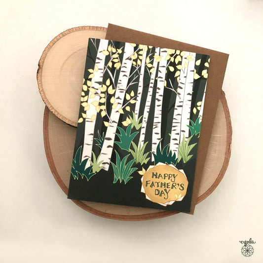 Birch Trees Greeting Card
