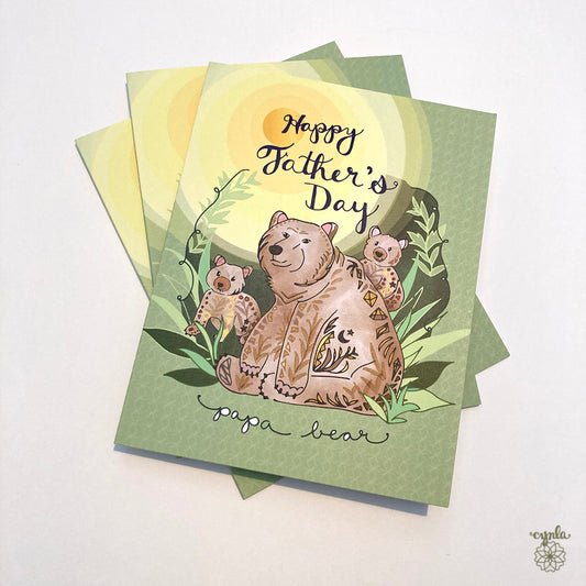 Papa Bear Card
