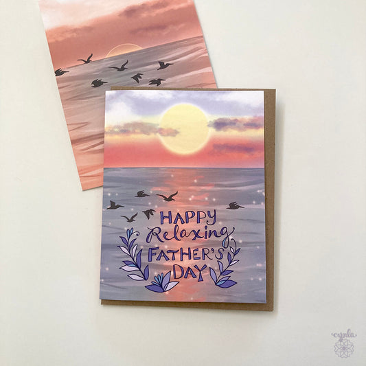 Dad Sunset Card - Father's Day