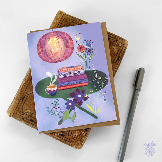 Book Mother's Day Card, Mom book card