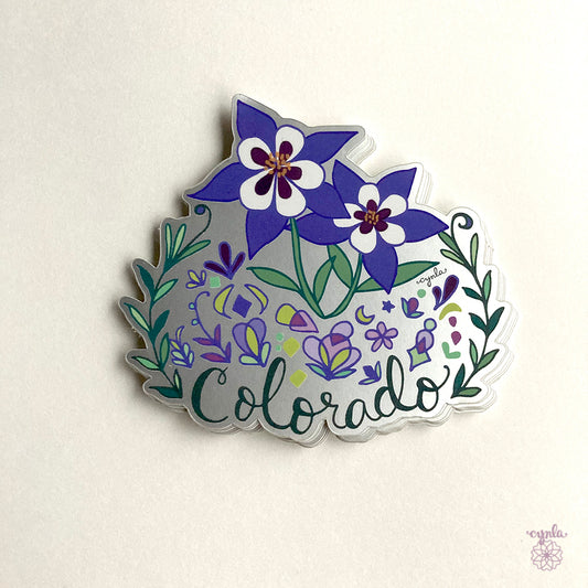 Colorado State Flower Sticker