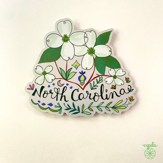 North Carolina State Flower Sticker
