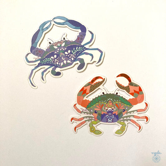 Blue Crab Sticker