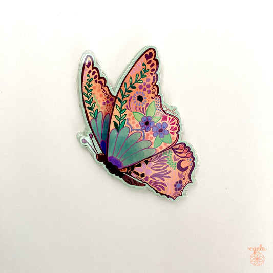Butterfly Flight Sticker