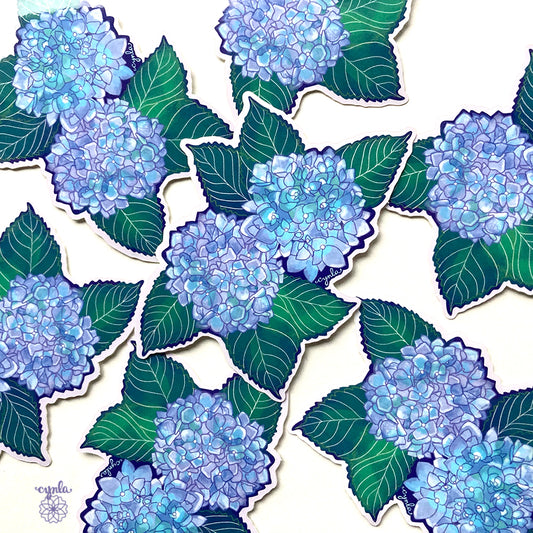 Hydrangea Sticker