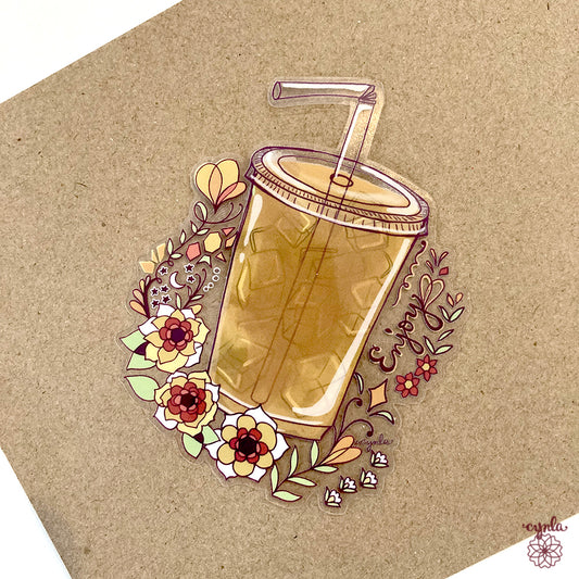 Iced Coffee Sticker
