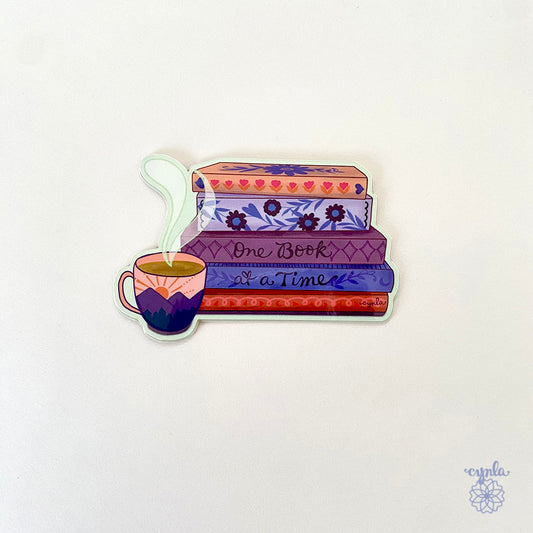 One Book at a Time Sticker