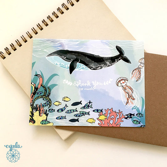 Whale Thank You Cards Boxed Set