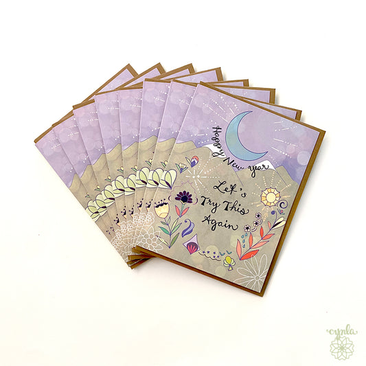 Try Again New Years Boxed Card Set