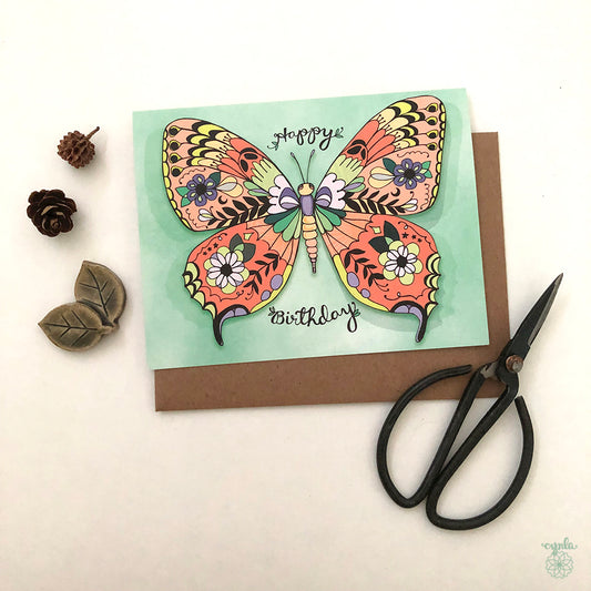 Butterfly Birthday Card