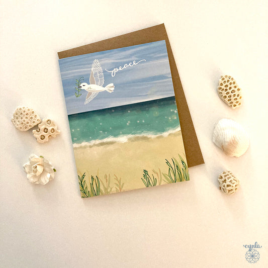 Peace Beach Card