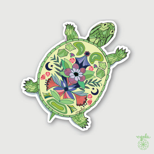 Pond Turtle Sticker