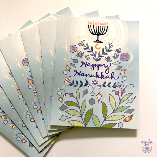 Hanukkah Light Boxed Card Set