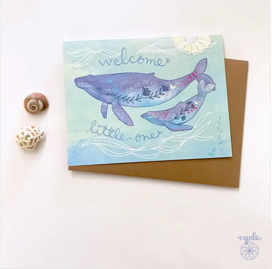 Whale Baby Card