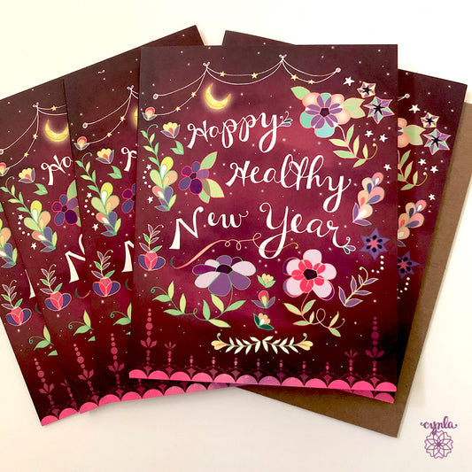 Healthy New Year Boxed Card Set