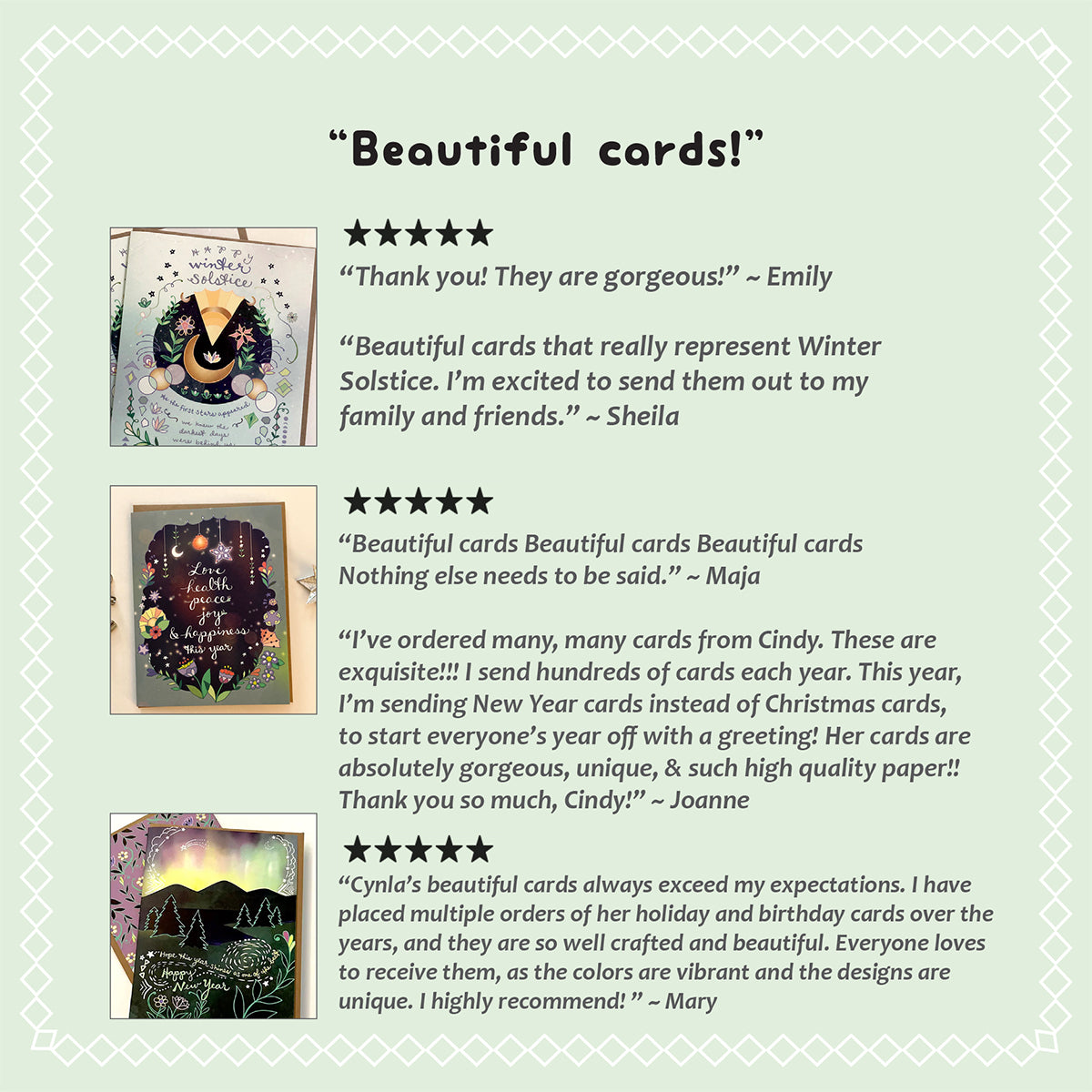 Winter Solstice Card - holiday card sun and moon yuletide solstice greeting card quiet solstice peace