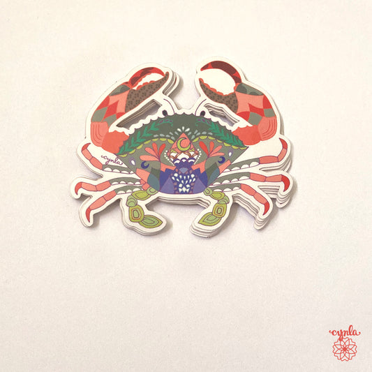 Red Crab Sticker