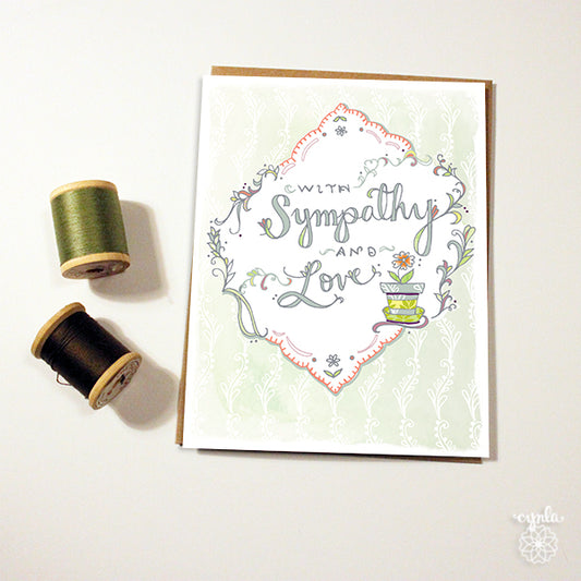 Sympathy Hanky Card